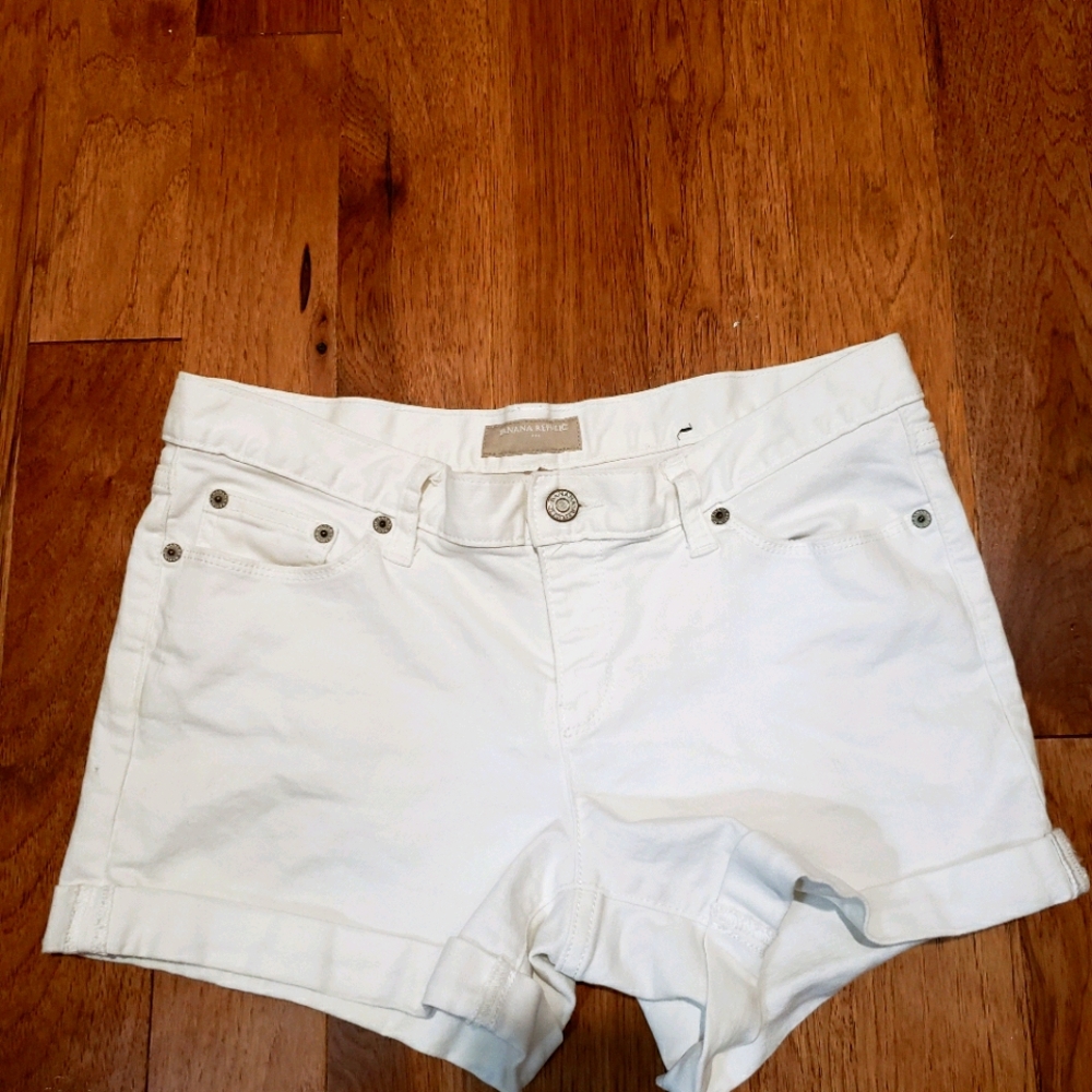 Banana Republic White Shorts